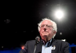 U.S. Sen. Bernie Sanders (I-VT) speaks during a rally for Nevada Democratic candidates at the Las Vegas Academy of the Arts on October 25, 2018 in Las Vegas, Nevada. In-person early voting for the midterm elections in Nevada continues through November 2.