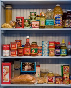 canned food pantry