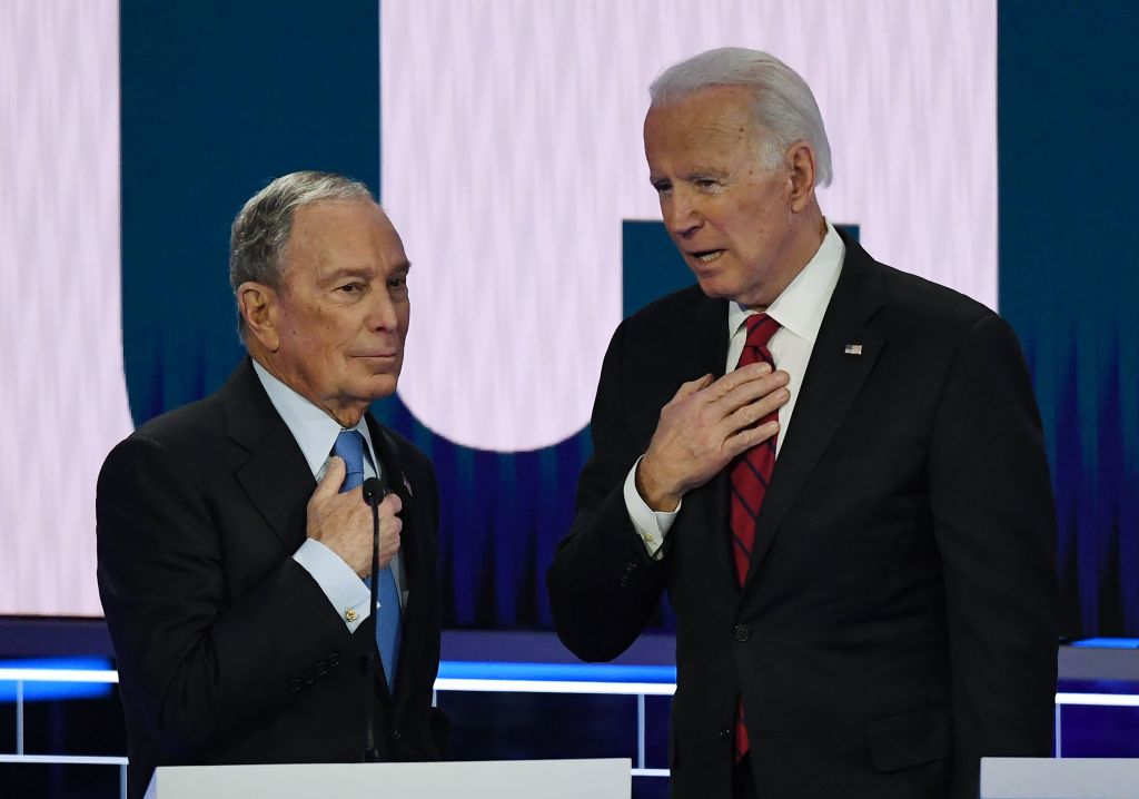 joe biden michael bloomberg