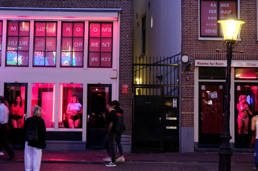 Red Light District in Amsterdam