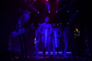 MTV's Joss Mooney and Rogan O'Connor perform with the Chippendales in January.