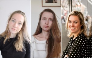 Joyce, Milena, Charlotte Bouwman. Foto Dennis Heeringa. Jonge vrouwen, portret.