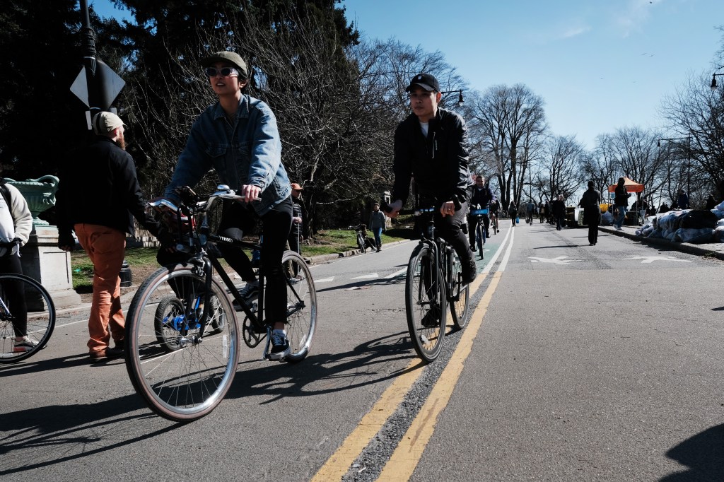 Prospect Park bikers