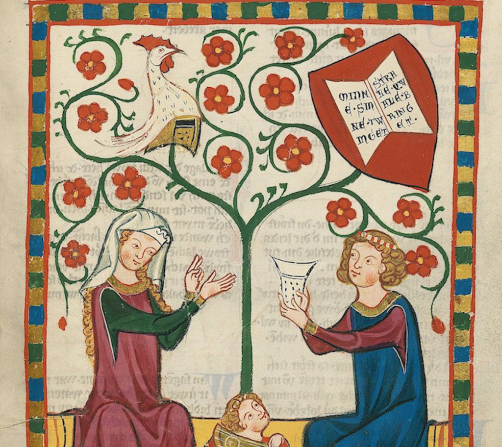 Codex Manesse von Buchheim. Middeleeuwen.