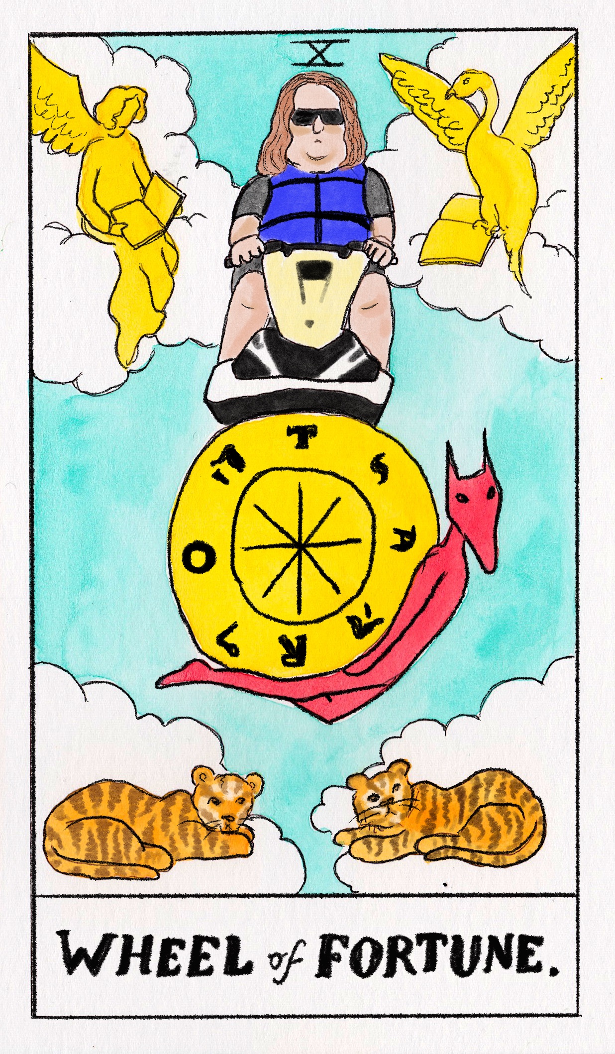 wheel of fortune tiger king tarot