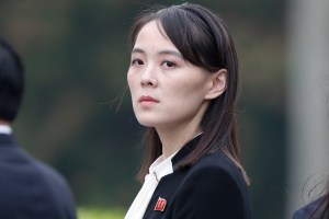 Kim Yo Jong, sister of North Korea's leader Kim Jong Un, attends wreath laying ceremony at Ho Chi Minh Mausoleum in Hanoi, March 2, 2019.