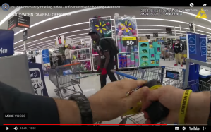 Cover: Screenshot of body camera footage released by the San Leandro Police Department.