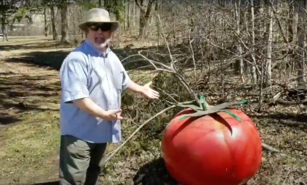 Matt Kraft and his tomato