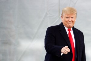 President Donald Trump walks onstage to speak at the"March for Life" rally, Friday, Jan. 24, 2020, on the National Mall in Washington. (AP Photo/Patrick Semansky)