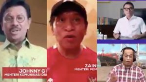 Viral Menteri-Menteri Kabinet Indonesia Maju Nyanyi Lagu 'Jangan Mudik' akun Kemenaker