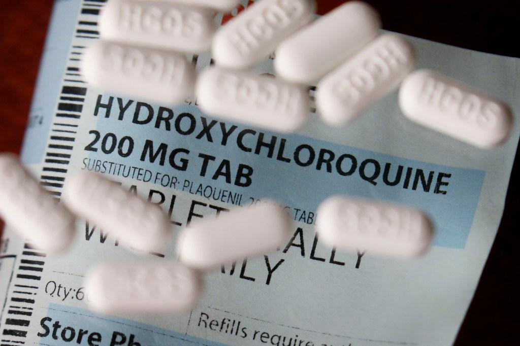 There was a 34% increased risk of death among patients given hydroxychloroquine alone, and a 45% percent greater risk for those who received it in combination with an antibiotic.