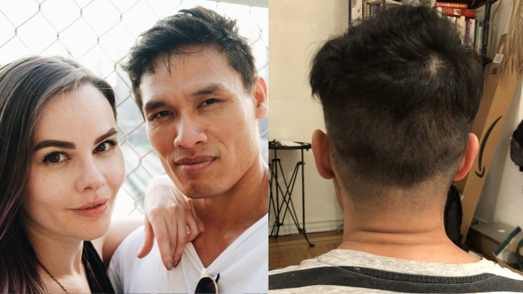 Photos of the Drastic Lockdown Haircuts People Inflicted on Their Boyfriends