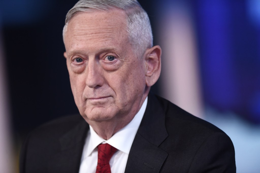 Former U.S. Secretary of Defense James Mattis visits FOX News Channel’s "The Story with Martha MacCallum" on September 03, 2019 in New York City. (Photo by Steven Ferdman/Getty Images)