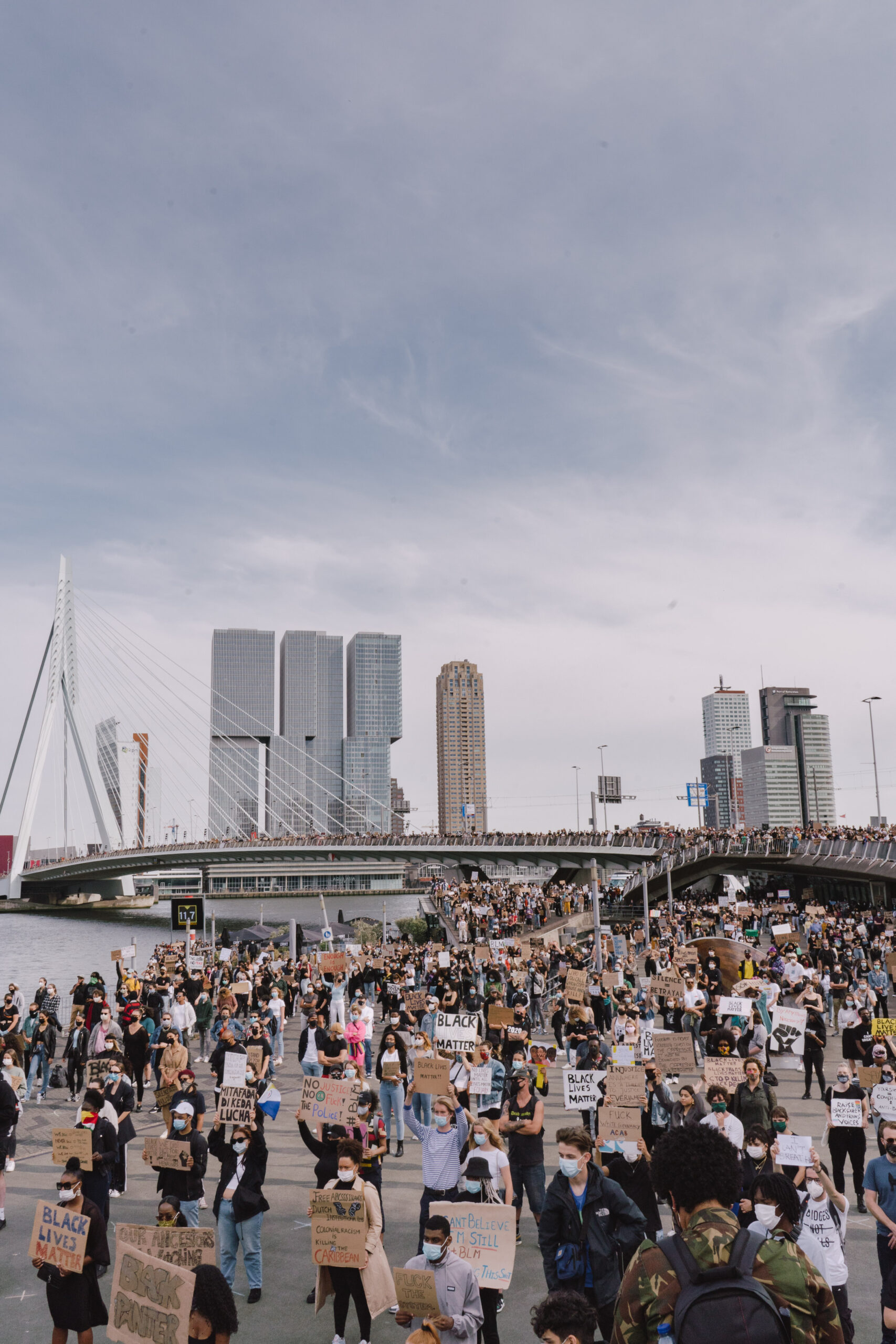 Black lives matter protest erasmusbrig martine kamara