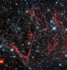 Los restos de una supernova. Imagen: Hubble / Agencia Espacial Europea