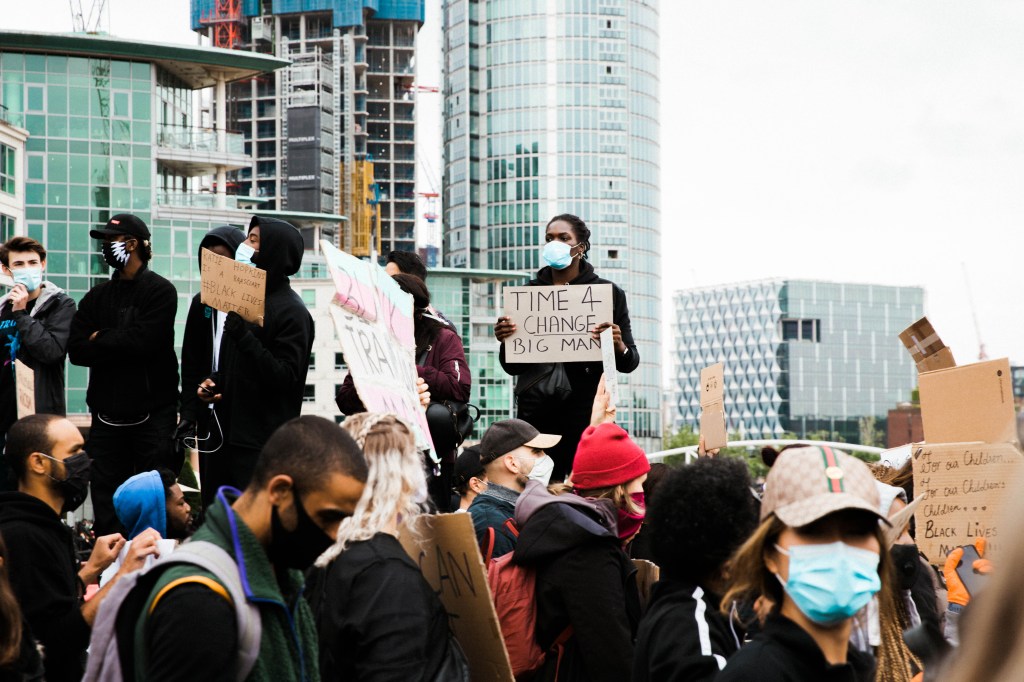 black lives matter london 7 june 2020