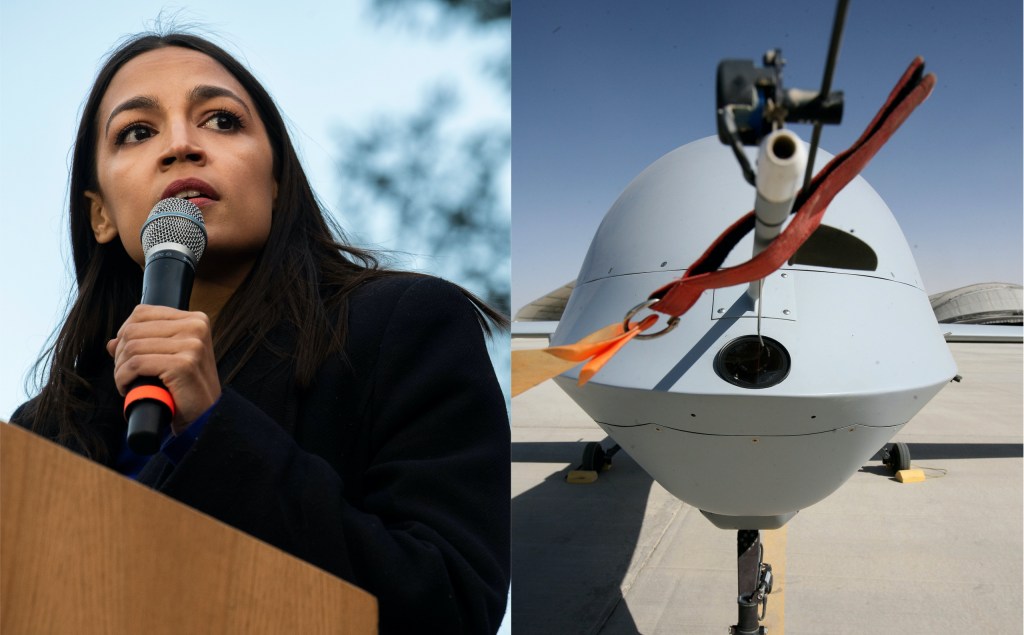 Rep. Alexandria Ocasio-Cortez (D-NY) wants to know why a military-grade Predator B drone was used to watch protesters in Minneapolis.