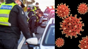 police checkpoint and coronavirus