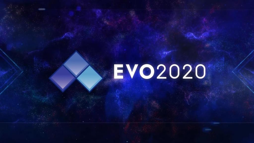 The logo for the large fighting game tournament EVO.