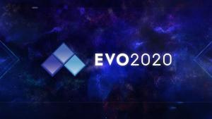 The logo for the large fighting game tournament EVO.