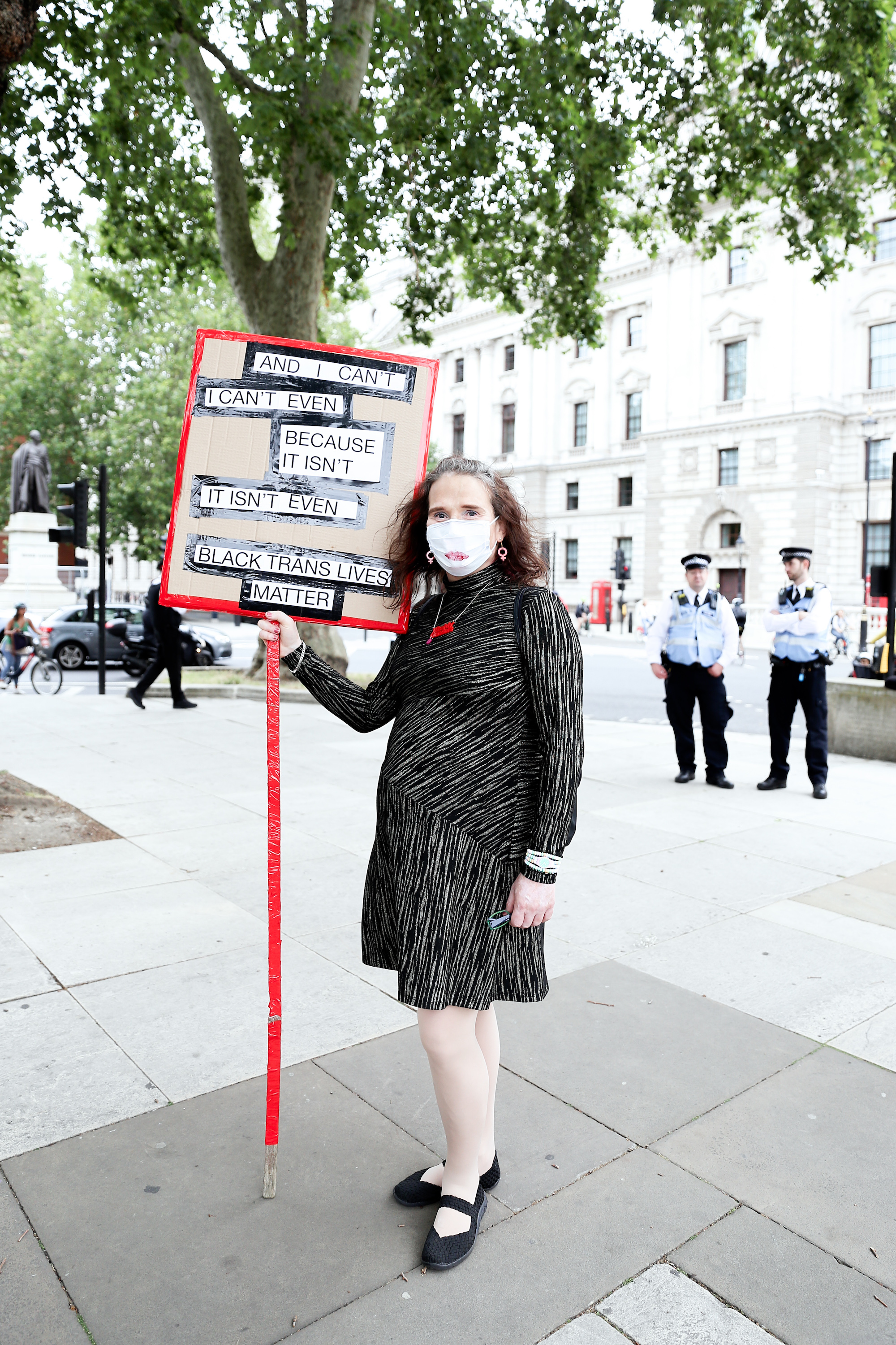 trans rights demo london july 2020