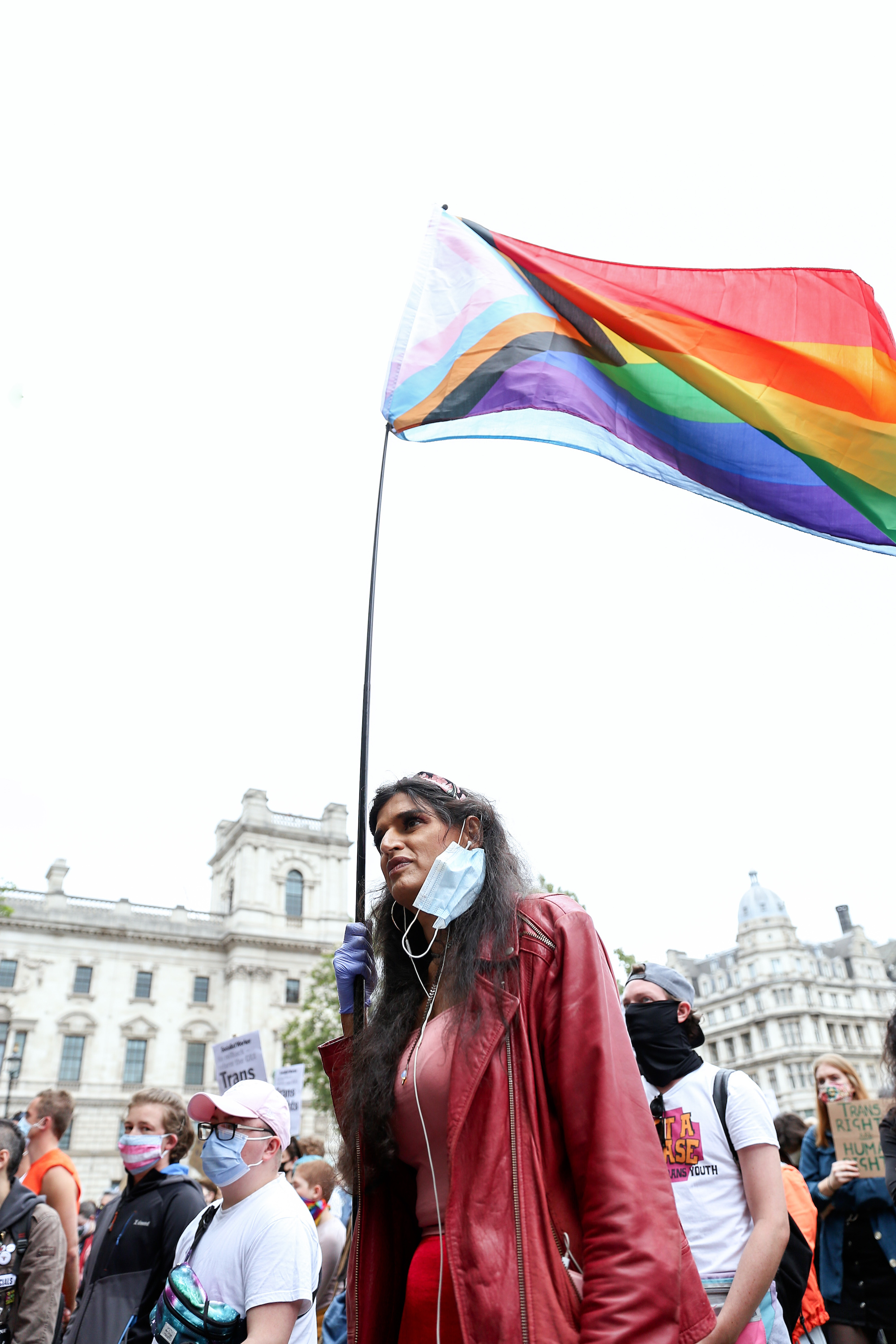 trans rights demo london july 2020