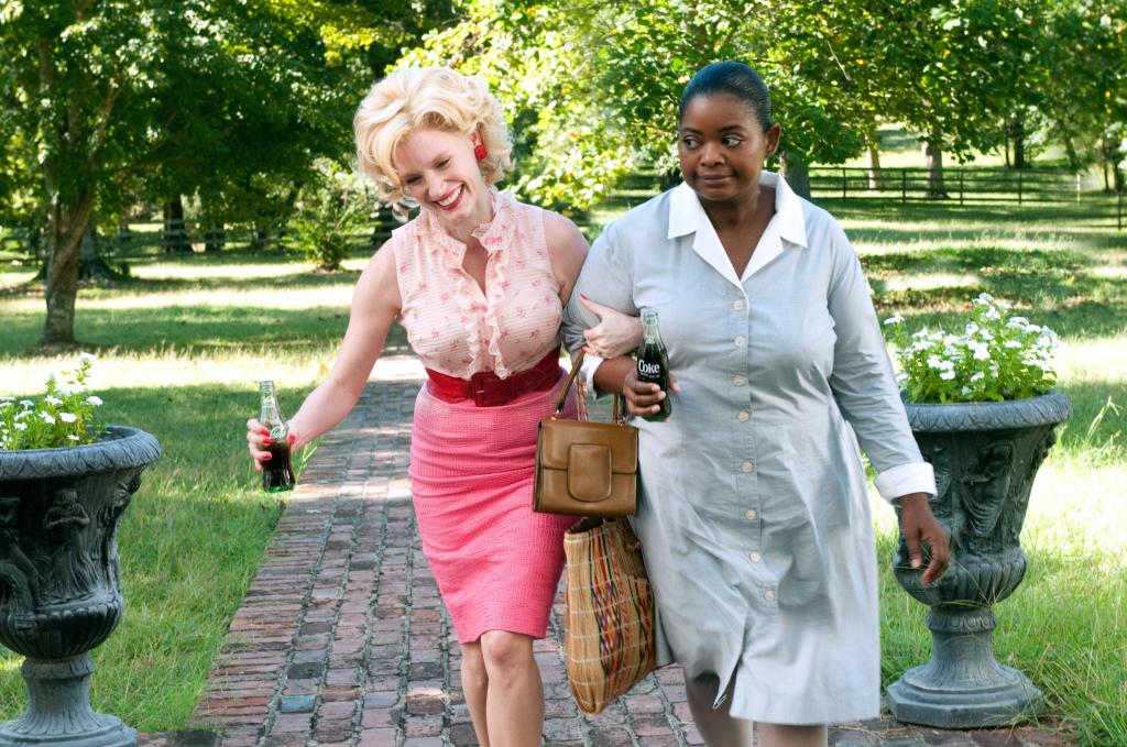 ​Jessica Chastain and Octavia Spencer the help