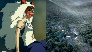 Princess Mononoke dan bumi perkemahan Hygge Circles Ugakei