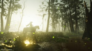 Una captura de pantalla del videojuego PlayStation 4 Ghost of Tsushima.