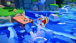 A screen shot from the Nintendo Switch game Paper Mario: The Origami King.