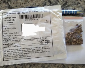 Unsolicited seeds in mail