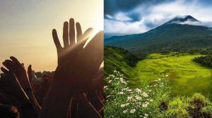 Pendaki Kepergok Dugem Massal di Bukit Savana Propok Taman Nasional Rinjani NTB di masa Pandemi Corona