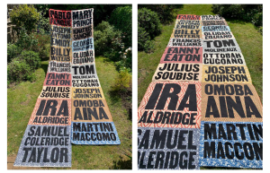 'Black British History Quilt' by Jahnavi Inniss UAL Graduate