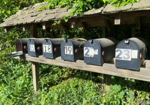 Rural mailboxes artsy