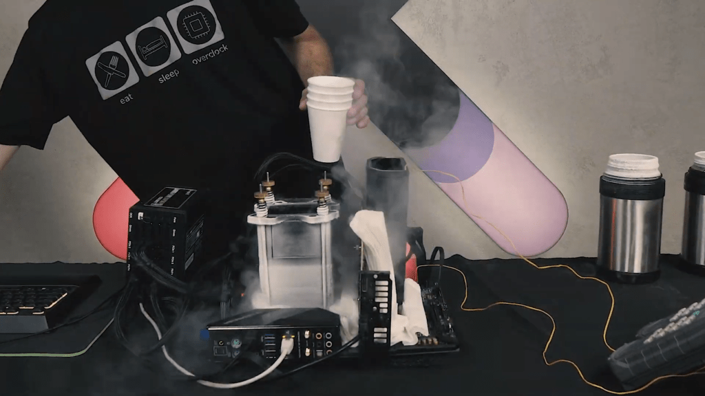 A Liquid Nitrogen-Cooled Gaming Rig Runs 'Doom Eternal' at 1,000 FPS