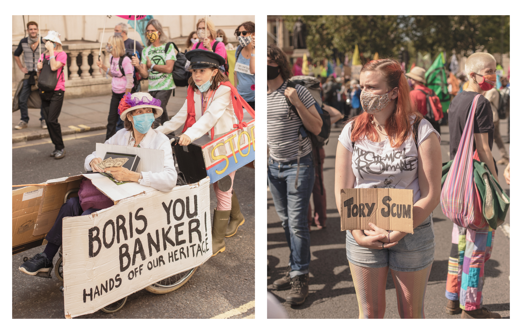 extinction rebellion protest london september 2020