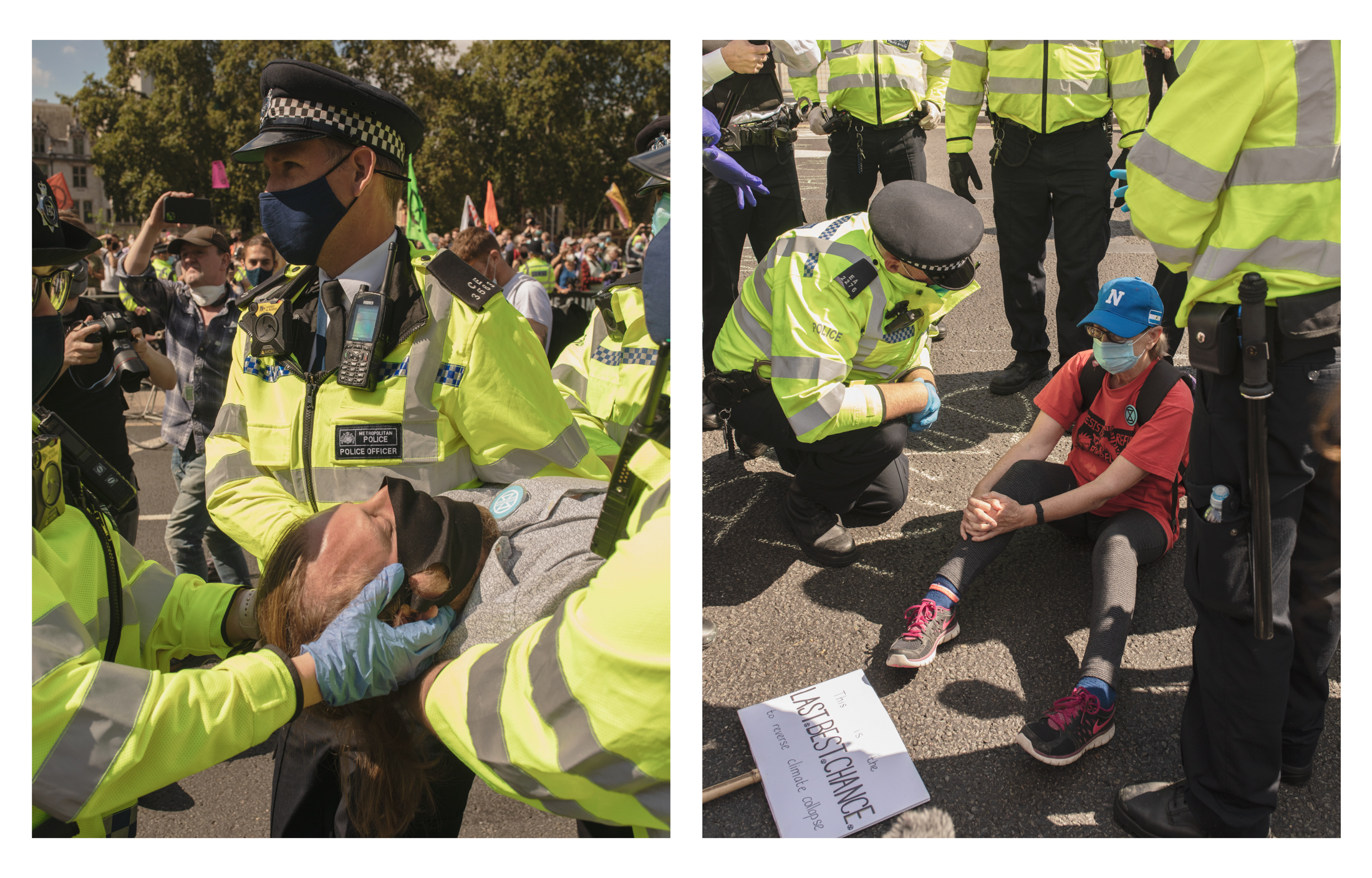 extinction rebellion protest london september 2020