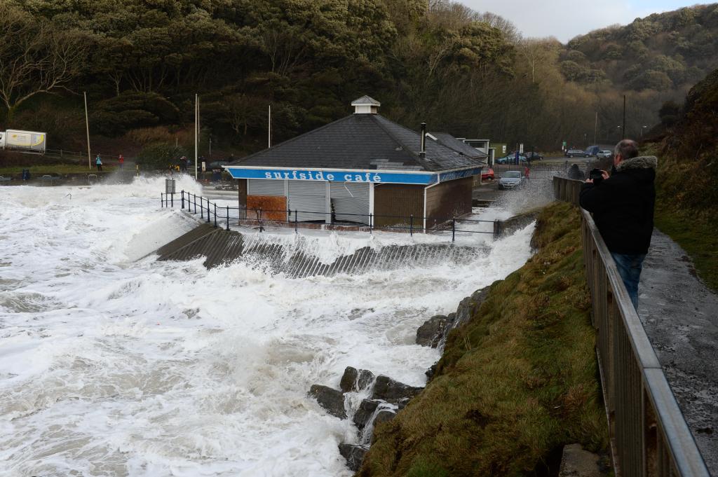 coastal flooding wales