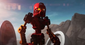 A screen shot from the video game Bionicle: Quest for Mata Nui.