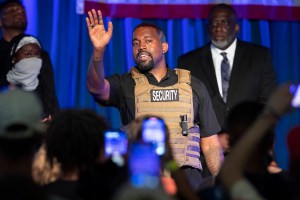 ​Kanye West attends a campaign event in Charleston, South Carolina on July 19, 2020.