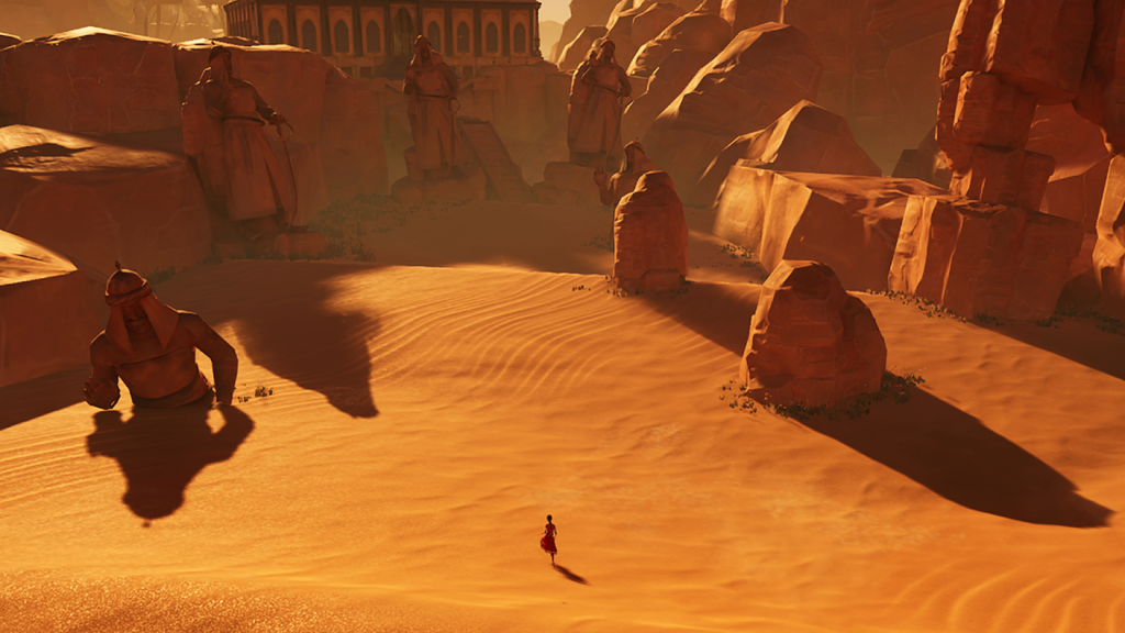 A screen shot from the video game Raji: An Ancient Epic.