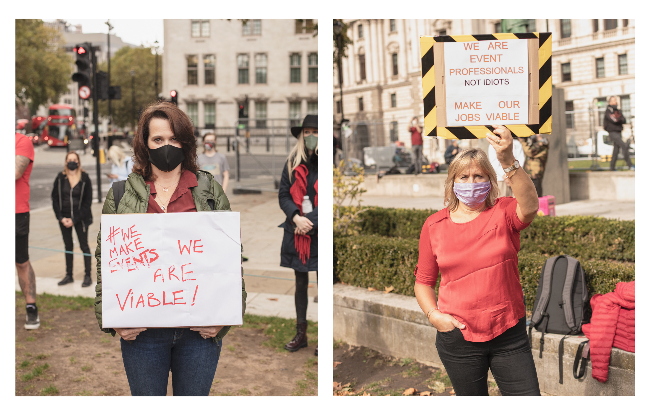 WeMakeEvents protest London