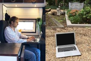 Vanlife thuiswerken digital nomad