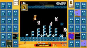 Screen shot from the video game Super Mario Bros. 35.