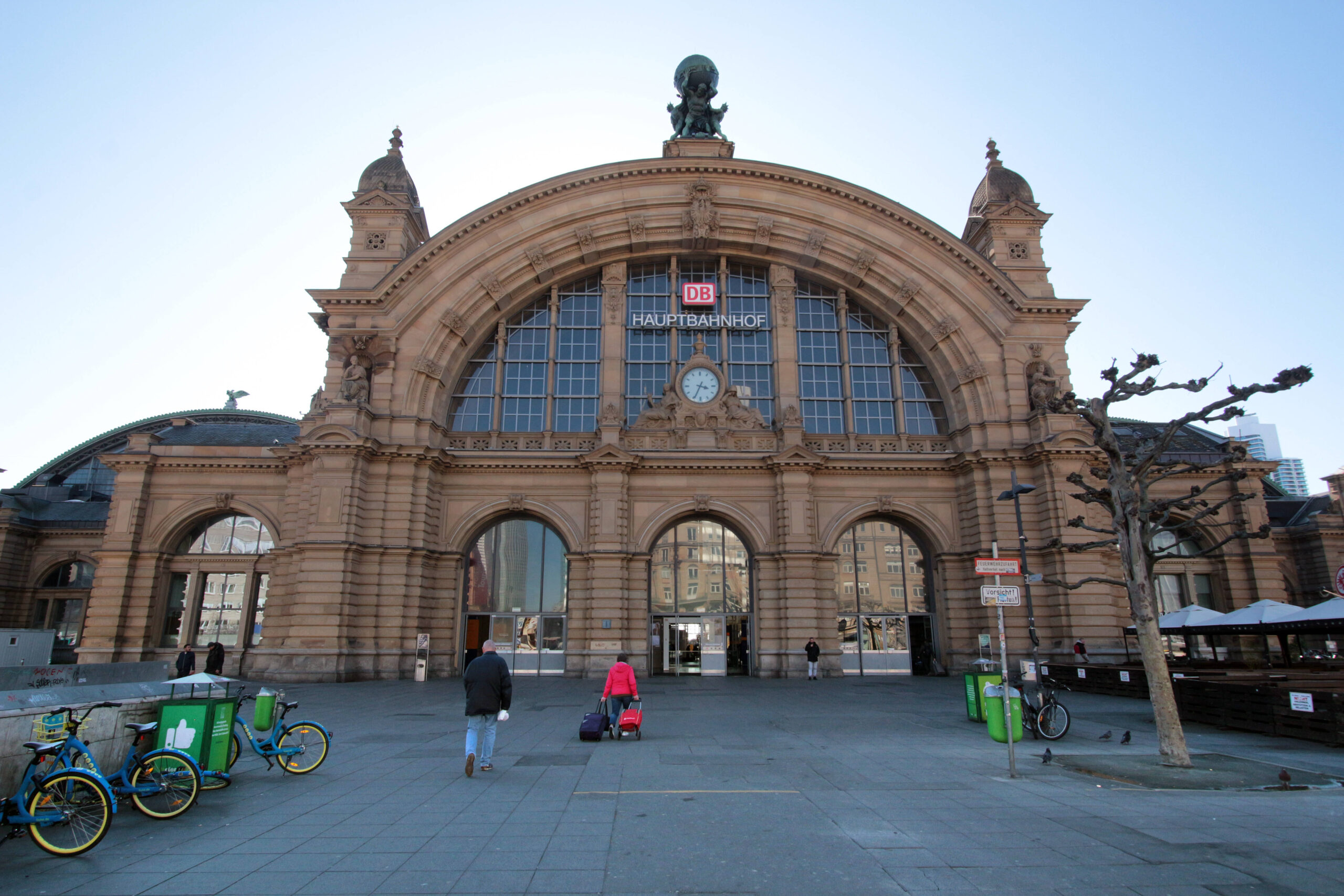 Der Hauptbahnhof Frankfurt am Main