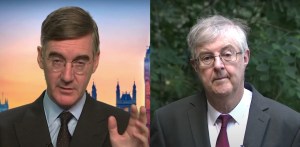 Jacob Rees-Mogg and Mark Drakeford unconstitutional border