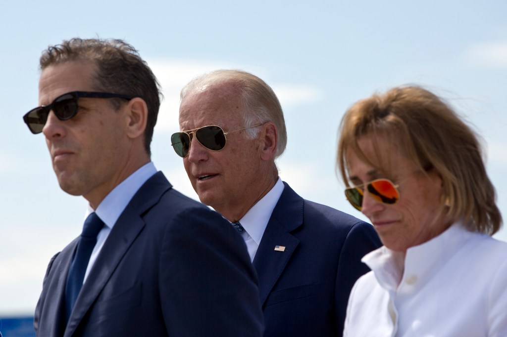 Hunter and Joe Biden in 2016 (AP Photo/Visar Kryezir)