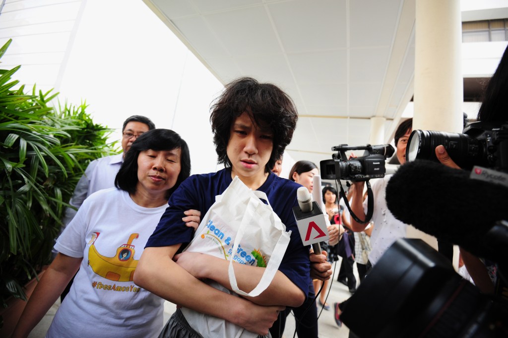 Singapore blogger Amos Yee