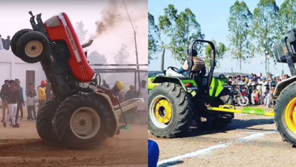 tractor stunts india