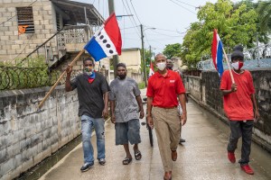 Shyne Campaigning in Belize City